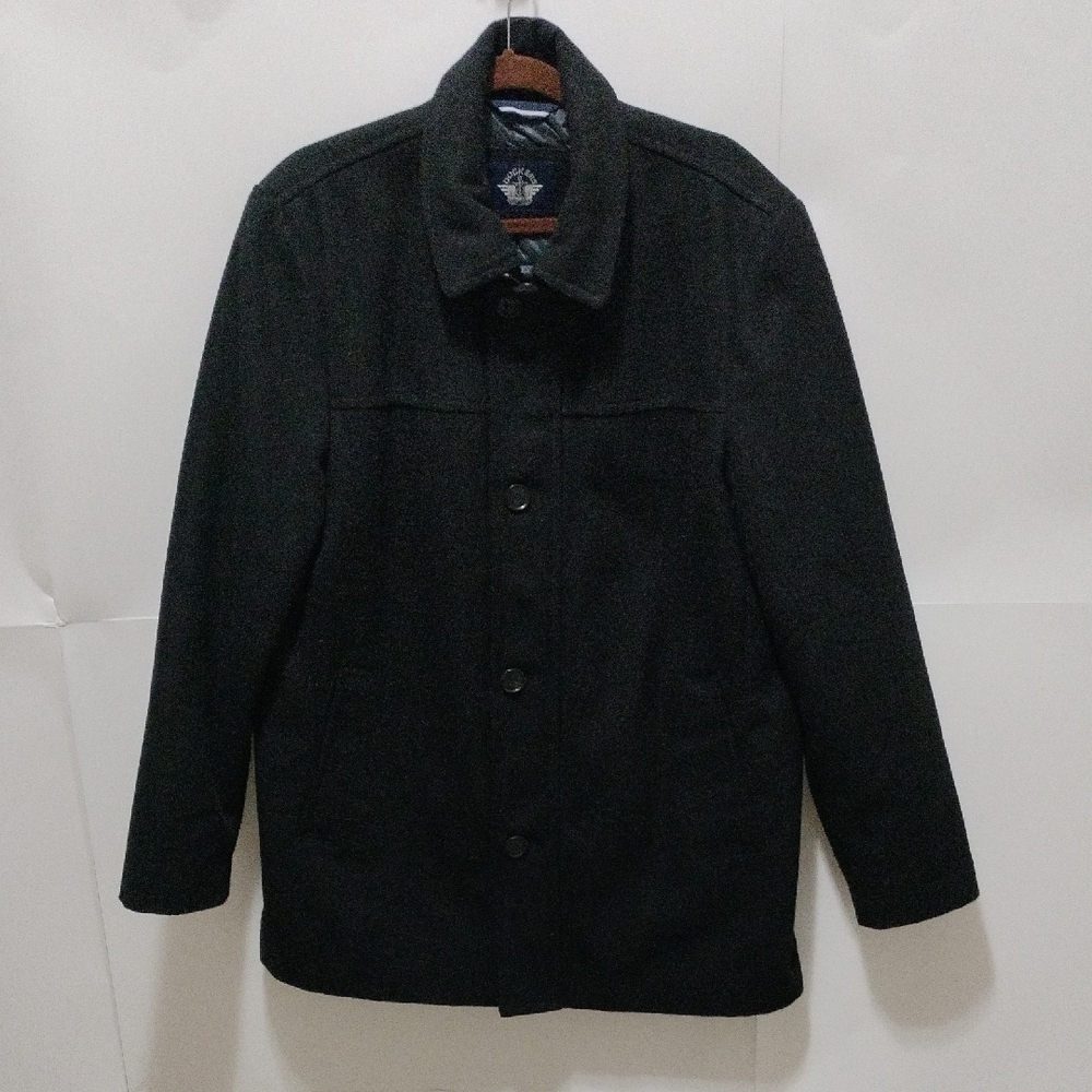Dockers Men's Dark Gray Pea Coat